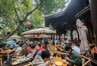 去年秋天我和老李在成都喝茶，他因工作焦虑成这样